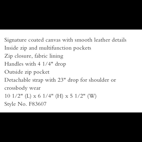 COACH Signature Rowan Satchel - Picture 11 of 11